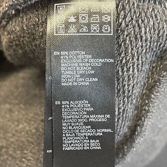 FOREVER 21 Graphic Bear Crewneck Sweatshirt Large Gray Hip Hop Dollar Chain - Picture 5 of 14